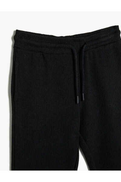 Basic Jogger Sweatpants with Drawstring Waist - 3