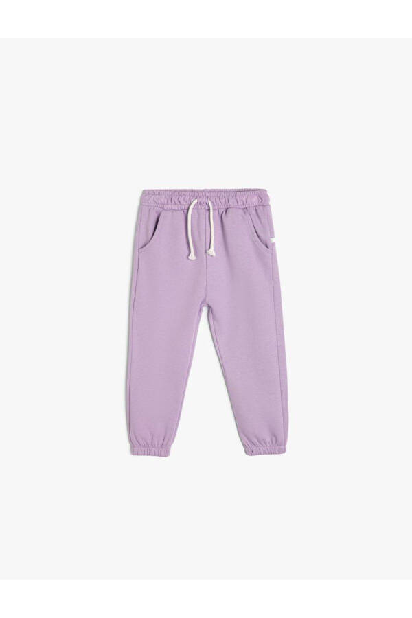 Basic Jogger Sweatpants with Elastic Waistband and Cotton - 13