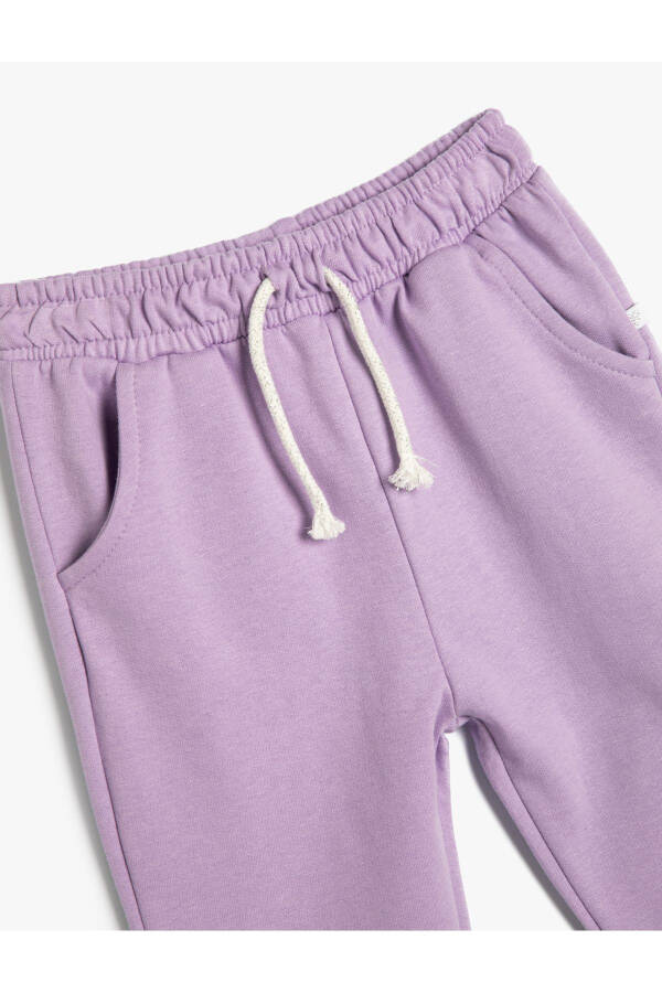 Basic Jogger Sweatpants with Elastic Waistband and Cotton - 9