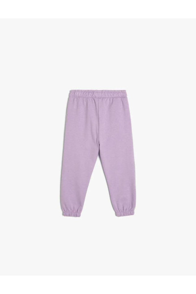 Basic Jogger Sweatpants with Elastic Waistband and Cotton - 5