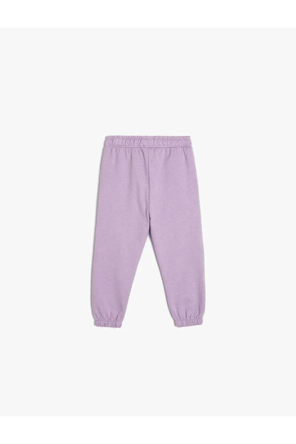 Basic Jogger Sweatpants with Elastic Waistband and Cotton - 5