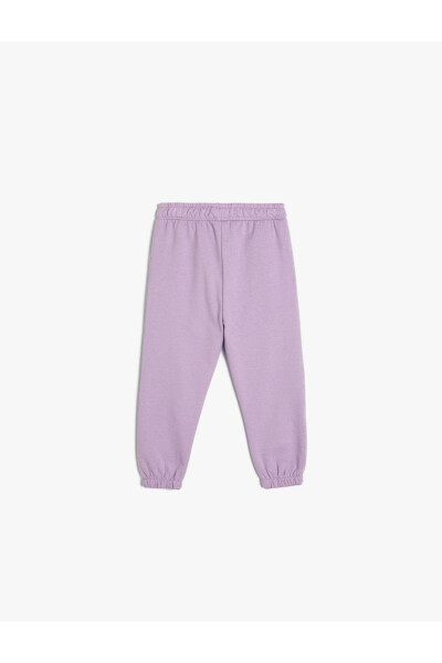 Basic Jogger Sweatpants with Elastic Waistband and Cotton - 2