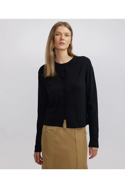 Basic knit cardigan - İPEKYOL