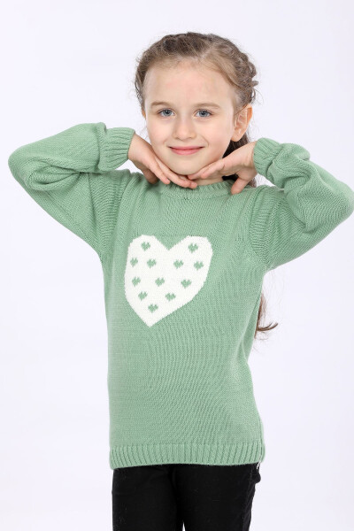 Basic knit sweater for girls - 1