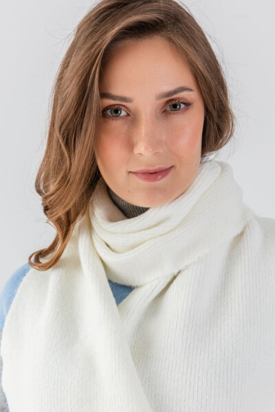 BASIC KNITTED SCARF - 1