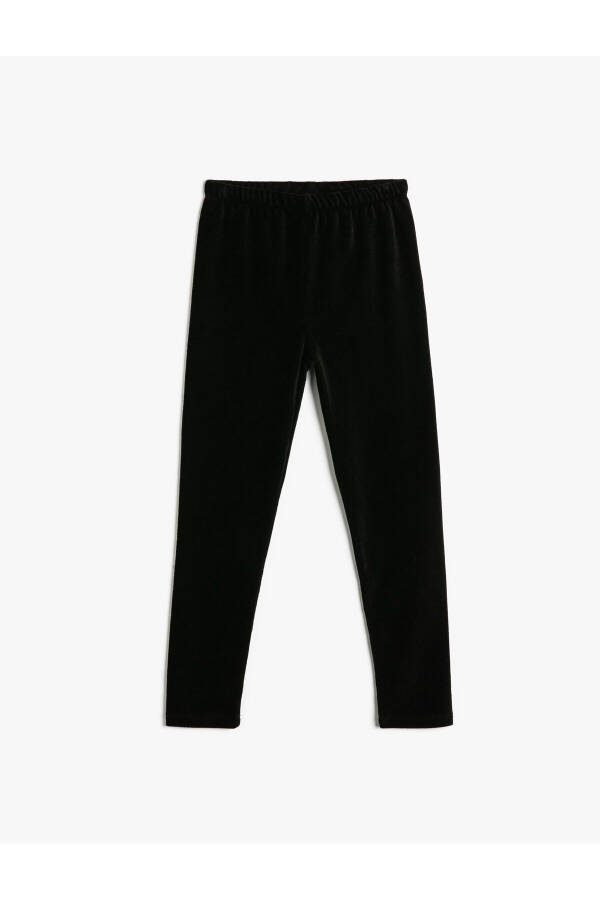 Basic Leggings, Elastic Waistband - 1