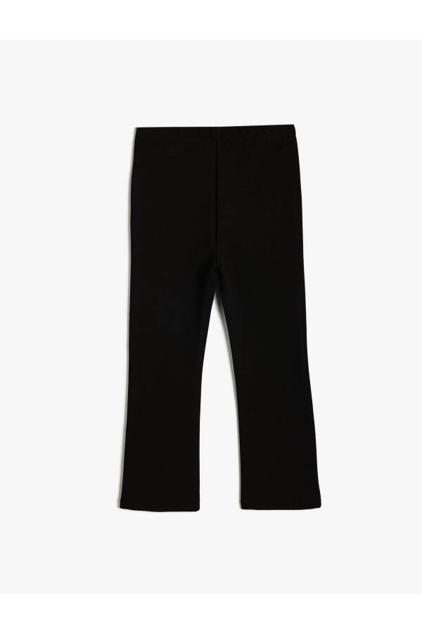 Basic Leggings with Elastic Waistband - 5