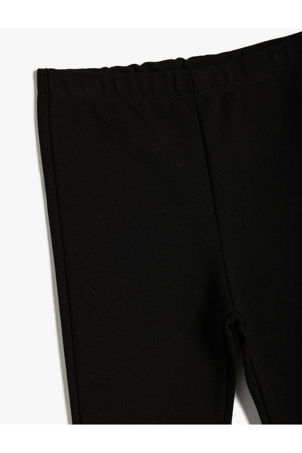 Basic Leggings with Elastic Waistband - 6