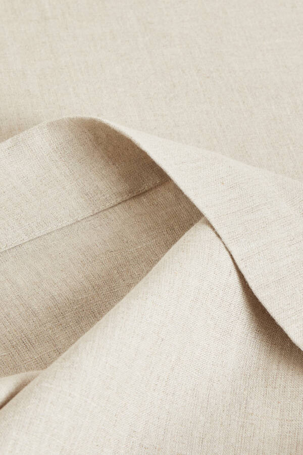 Basic linen tablecloth - Light beige - 17