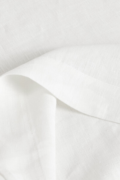 Basic linen tablecloth - White - 19