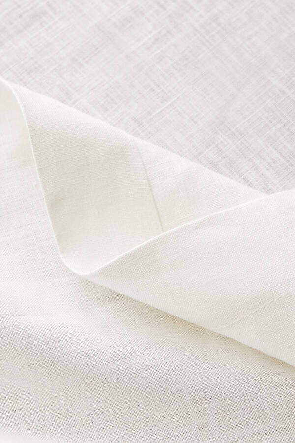 Basic linen tablecloth - White - 20