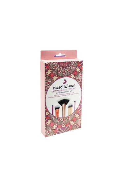Basic Makeup Brush Set 5 Pcs - NASCITA