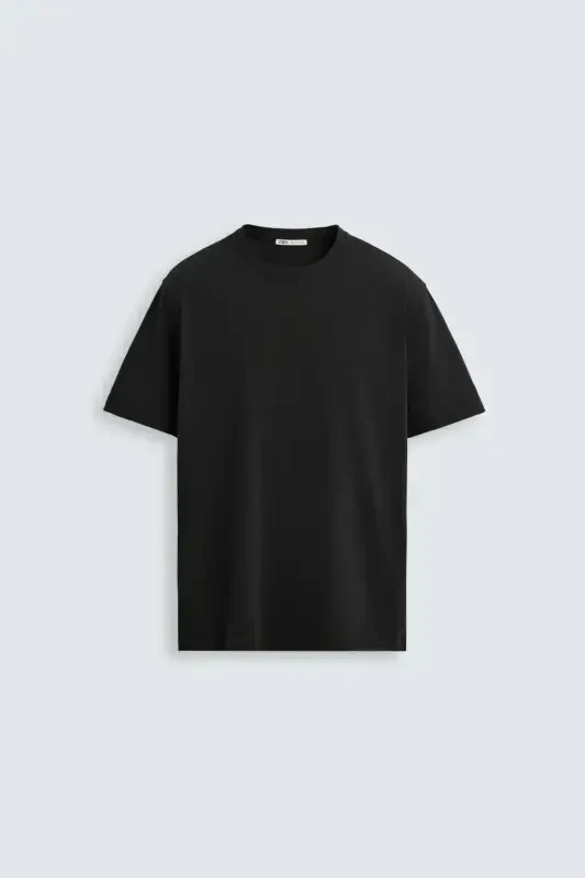 BASIC MEDIUM WEIGHT T-SHIRT-Black - 6