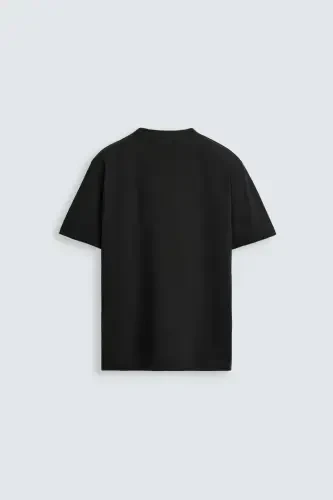 BASIC MEDIUM WEIGHT T-SHIRT-Black - 7