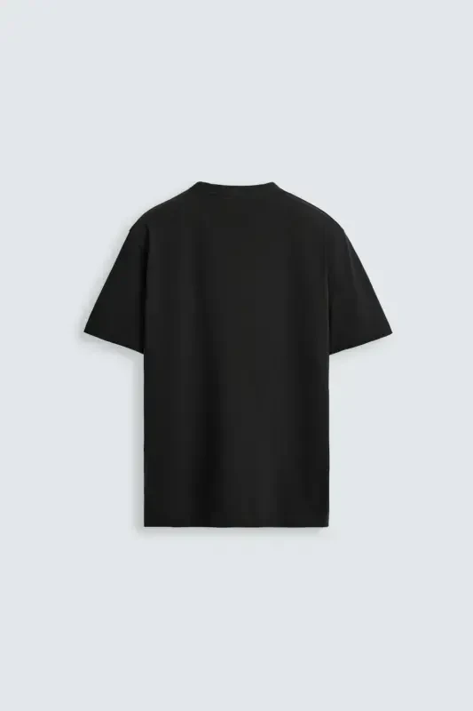 BASIC MEDIUM WEIGHT T-SHIRT-Black - 7