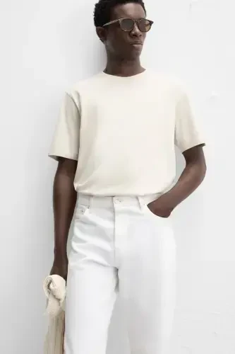 BASIC MEDIUM WEIGHT T-SHIRT-Light sand - 5