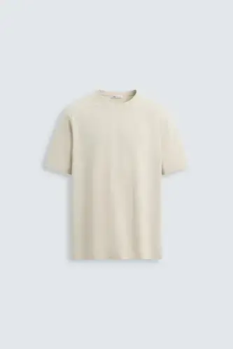 BASIC MEDIUM WEIGHT T-SHIRT-Light sand - 6