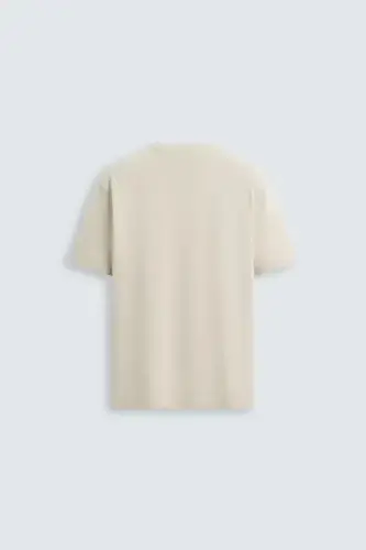 BASIC MEDIUM WEIGHT T-SHIRT-Light sand - 7