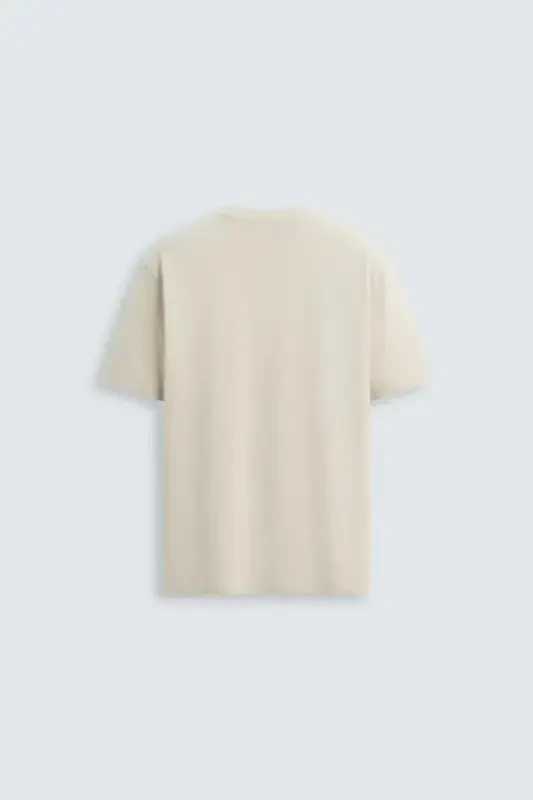 BASIC MEDIUM WEIGHT TİŞÖRT-Açık kum - 7