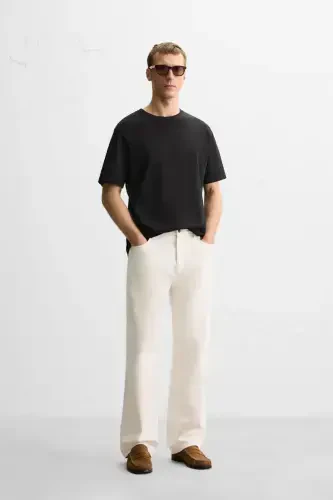 BASIC MEDIUM WEIGHT TİŞÖRT-Siyah 