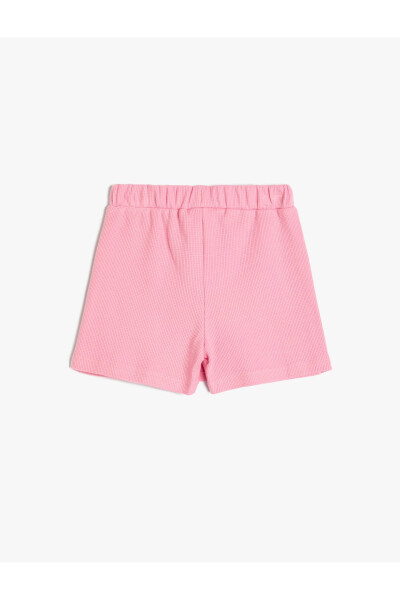 Basic Mini Shorts Skirt Wrap Waist Elastic Cotton - 5