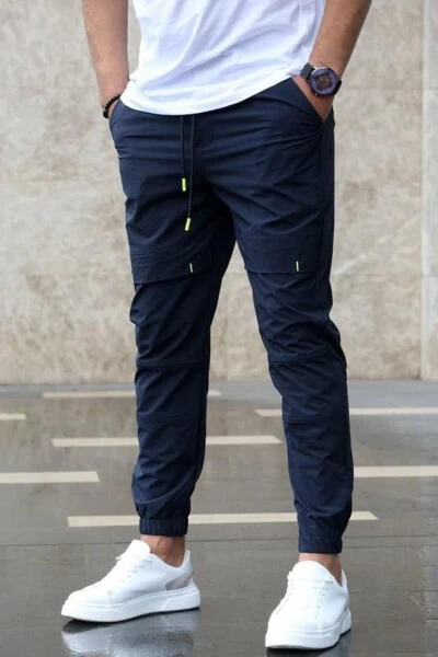 Basic Navy Blue Tracksuit 5412 - MADMEXT