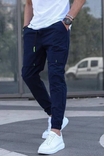 Basic Navy Blue Tracksuit 5412 - 3