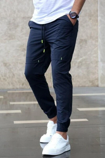 Basic Navy Blue Tracksuit 5412 - 4