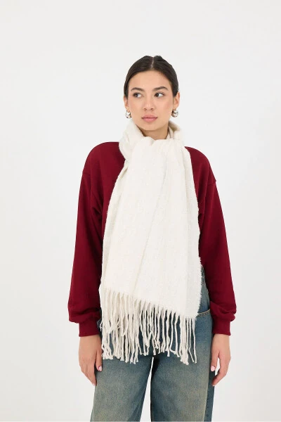 Basic Shawl Shawl07-a2-Stone - ADDAX