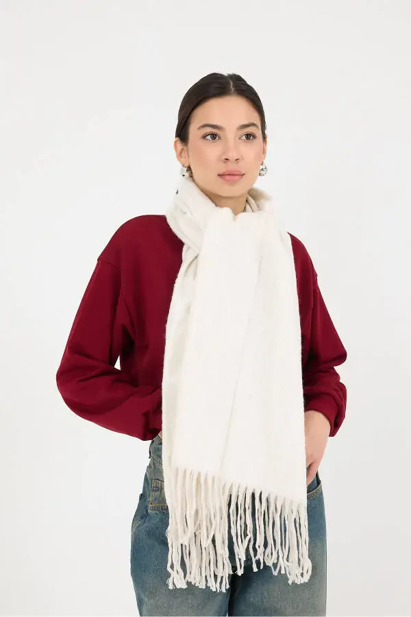 Basic Shawl Shawl07-a2-Stone - 3