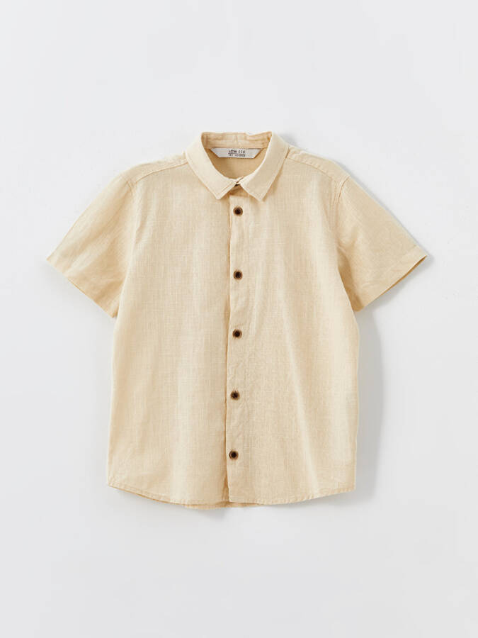 Basic Short Sleeve Boy's Shirt - 3