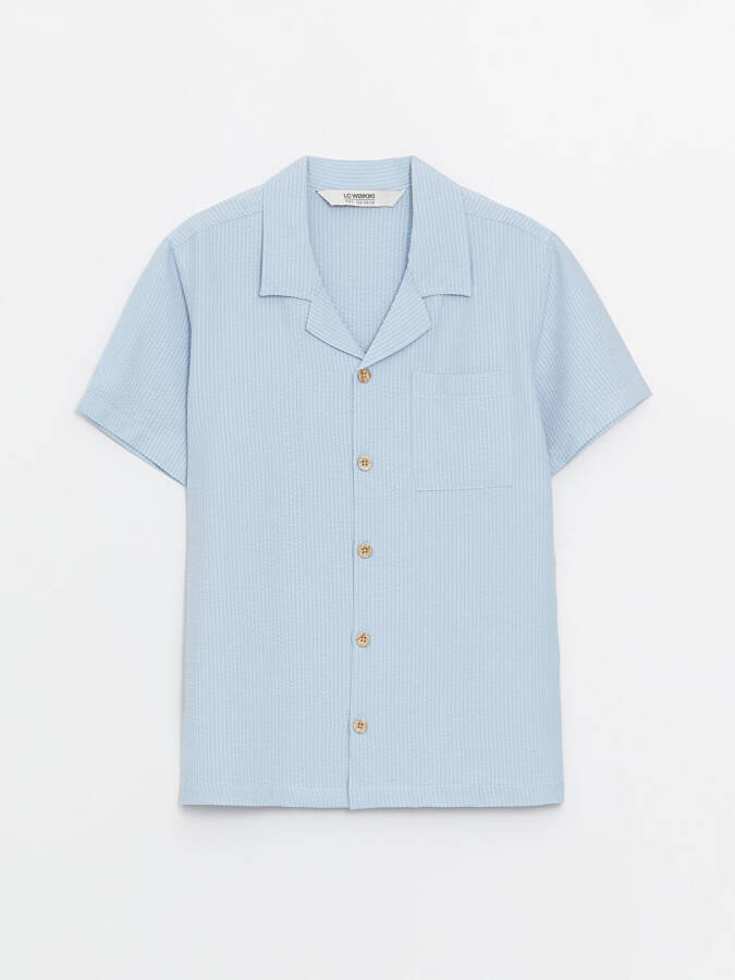 Basic Short Sleeve Boy's Shirt - 1