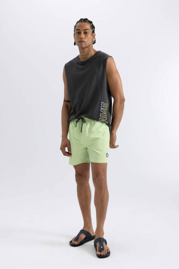 Basic Short Swim Shorts Mint - 2