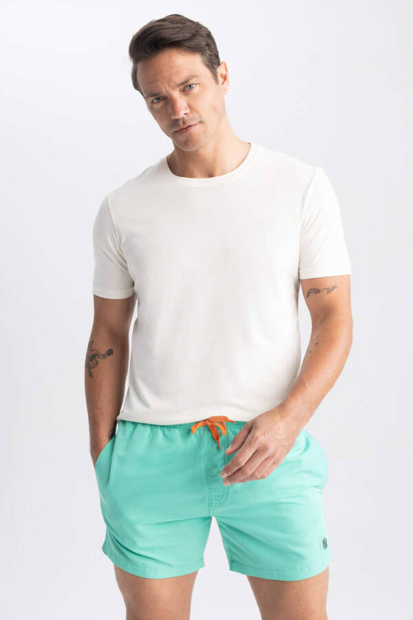 Basic Short Swim Shorts Mint - 9