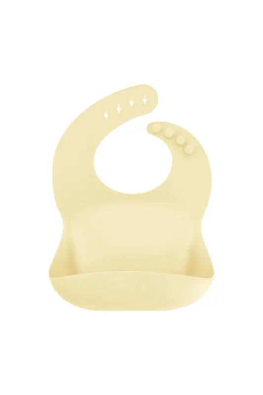 Basic Silicone Bib Mellow Yellow - 1