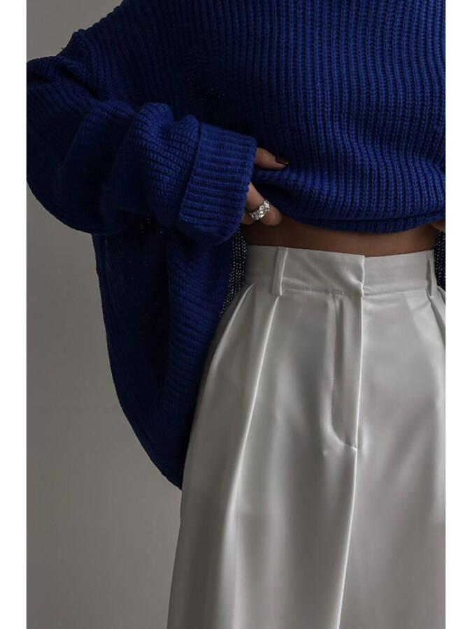 Basic Sweater with Polo Collar MG1264 - 8