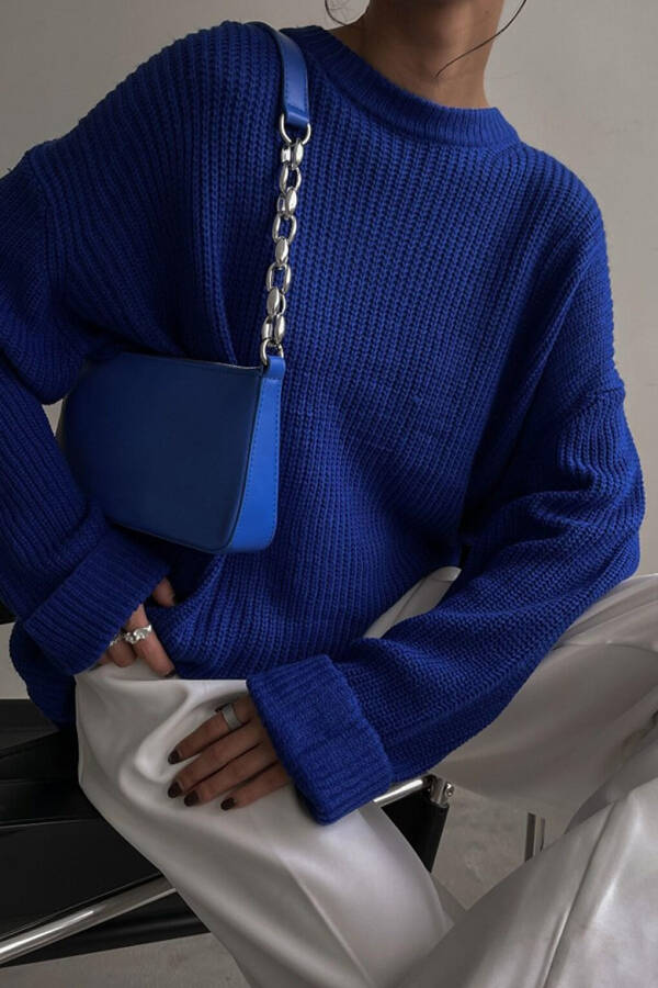 Basic Sweater with Polo Collar MG1264 - 10