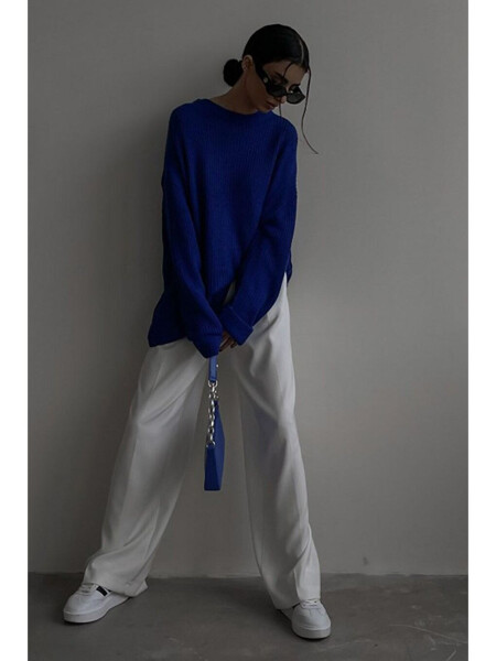 Basic Sweater with Polo Collar MG1264 - 7