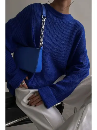 Basic Sweater with Polo Collar MG1264 - 2
