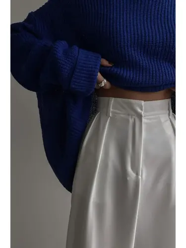 Basic Sweater with Polo Collar MG1264 - 4