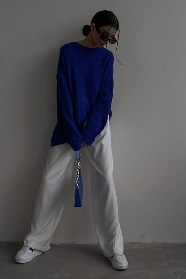 Basic Sweater with Polo Collar MG1264 - 15