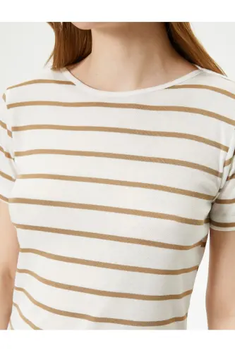 Basic T-shirt Crew Neck Short Sleeve - 5