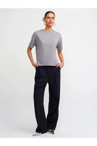 Basic T-shirt P3683-GRİ 