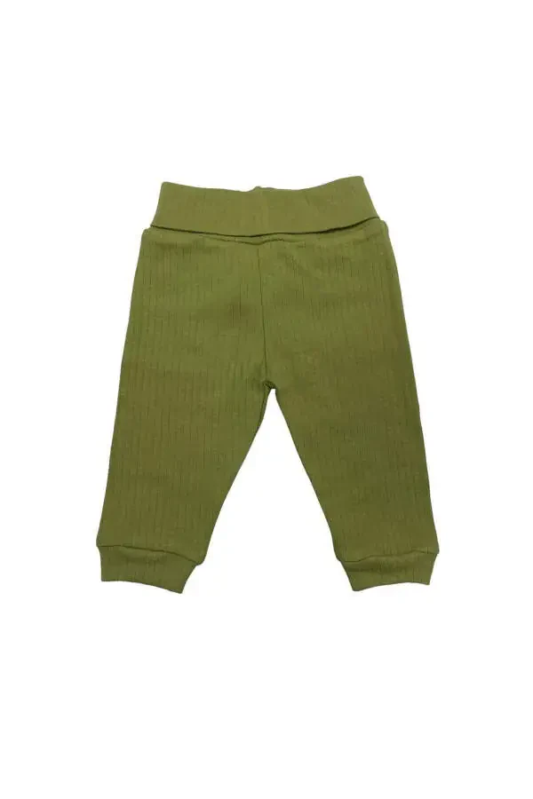 Basic Theme Green Report Trousers without Slippers - 1