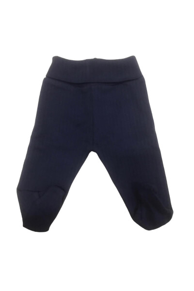 Basic Theme Report Navy Blue Pants with Slippers - TIFFANY (1)