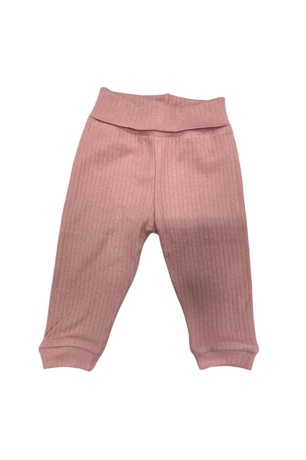 Basic Theme Trousers Without Feet, Rose Quartz Print - 2