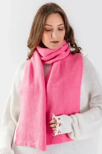 BASİC TRİKO ATKI-PEMBE - AJOUR TRİKO (1)