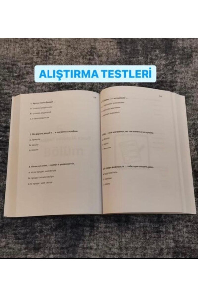 Başına Rusça Tüm Gramer Konuları, Günlük Diyaloglar, Kelime, Hikaye, Türkçe Okunuşları A1 - C2 - 12