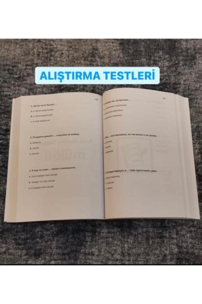 Başına Rusça Tüm Gramer Konuları, Günlük Diyaloglar, Kelime, Hikaye, Türkçe Okunuşları A1 - C2 - 6