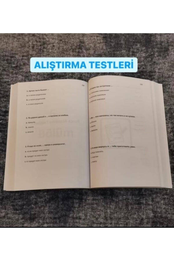 Başına Rusça Tüm Gramer Konuları, Günlük Diyaloglar, Kelime, Hikaye, Türkçe Okunuşları A1 - C2 - 6